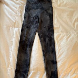Lululemon Dark Gray Wunder Train High Rise 25” Leggings